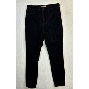FP Free People Skinny Black Jeans 61855-16515125 Size W 30 High Rise